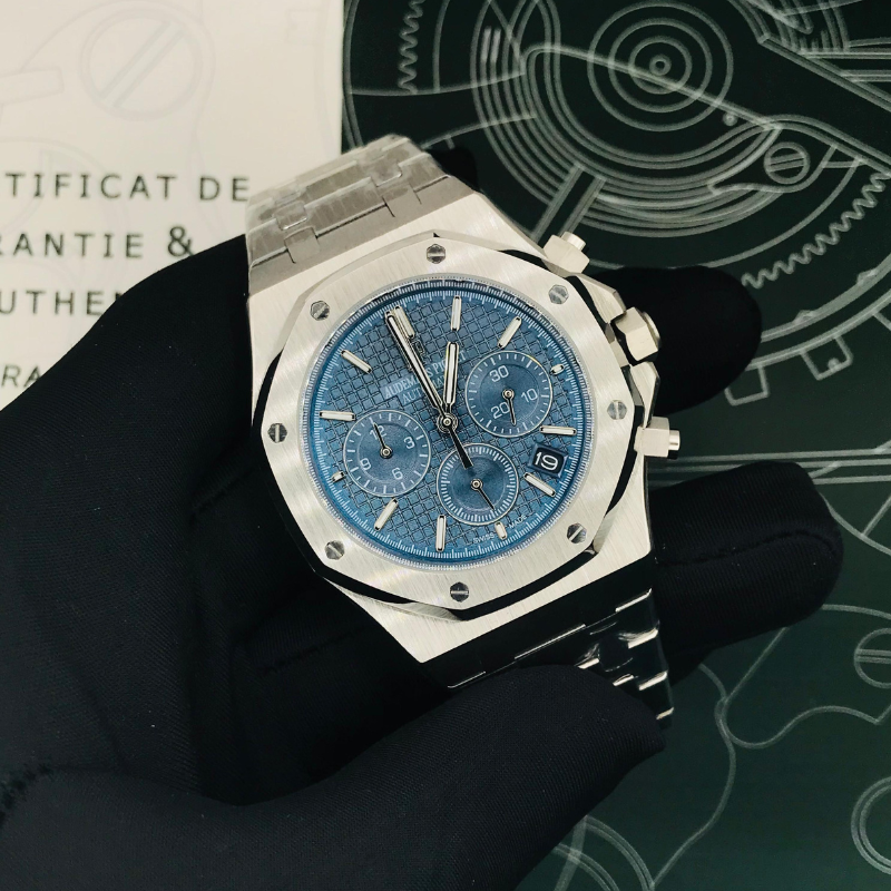 AUDEMARS PIGUET Royal Oak Offshore Chronograph 3 Dailer Lite Blue Base