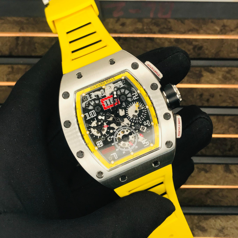 Richard Mille RM 011 watch in yellow