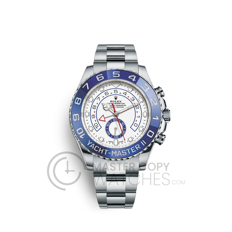 Rolex Yacht-Master II Stainless Steel Matte White Dial