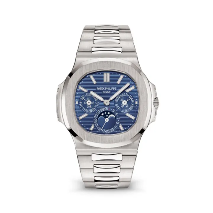 Patek Philippe 5740/1G Nautilus Perpetual Calendar Blue sunburst